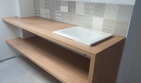 Pose de meuble de salle de bain à Langon