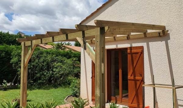 Pergola en bois - Langon - Projet Bois Concept