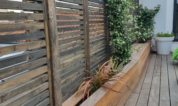 Jardinière sur mesure - Rooftop - Bordeaux